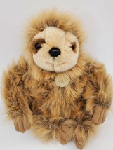 Aurora Miyoni  Sloth Brown Furry Plush 11&quot; Stuffed Animal Toy B202 - £7.82 GBP