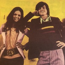 Marie &amp; Donny Osmond 1970s Vintage Magazine Pinup Picture - $5.93