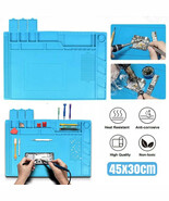 Silicone Solder Anti Static Magnetic Heat Insulation Pad Desk Work Repair Mat - $15.90