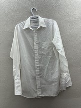 Editions by Van Heusen Mens Shirt Size 15 32/33 White Long Sleeve Button Up - £7.51 GBP