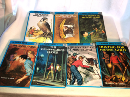 Seven Hardy Boys Picture Cover Books 5 8 19 25 31 33 34 Like New - £15.72 GBP