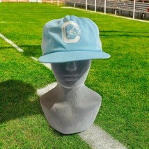 Vtg The Citadel Bulldogs NCAA Football Lt Blue White Meshback Strapback ... - £32.21 GBP