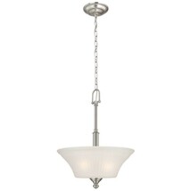 Commercial Electric 3-Light Brushed Nickel Pendant Ceiling Light Fixture... - $738.34 MXN