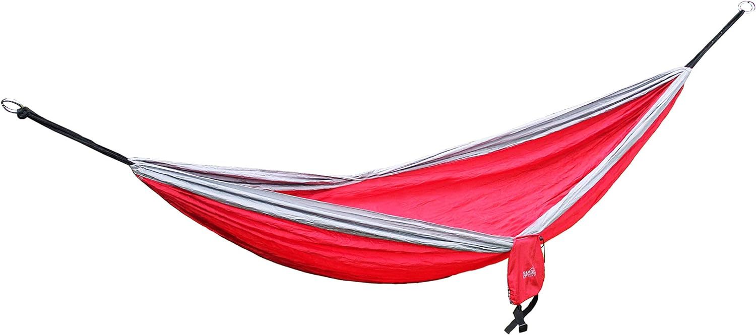 Primary image for Texsport Rambler Double Hammock, Chili Pepper/Gray (14276)