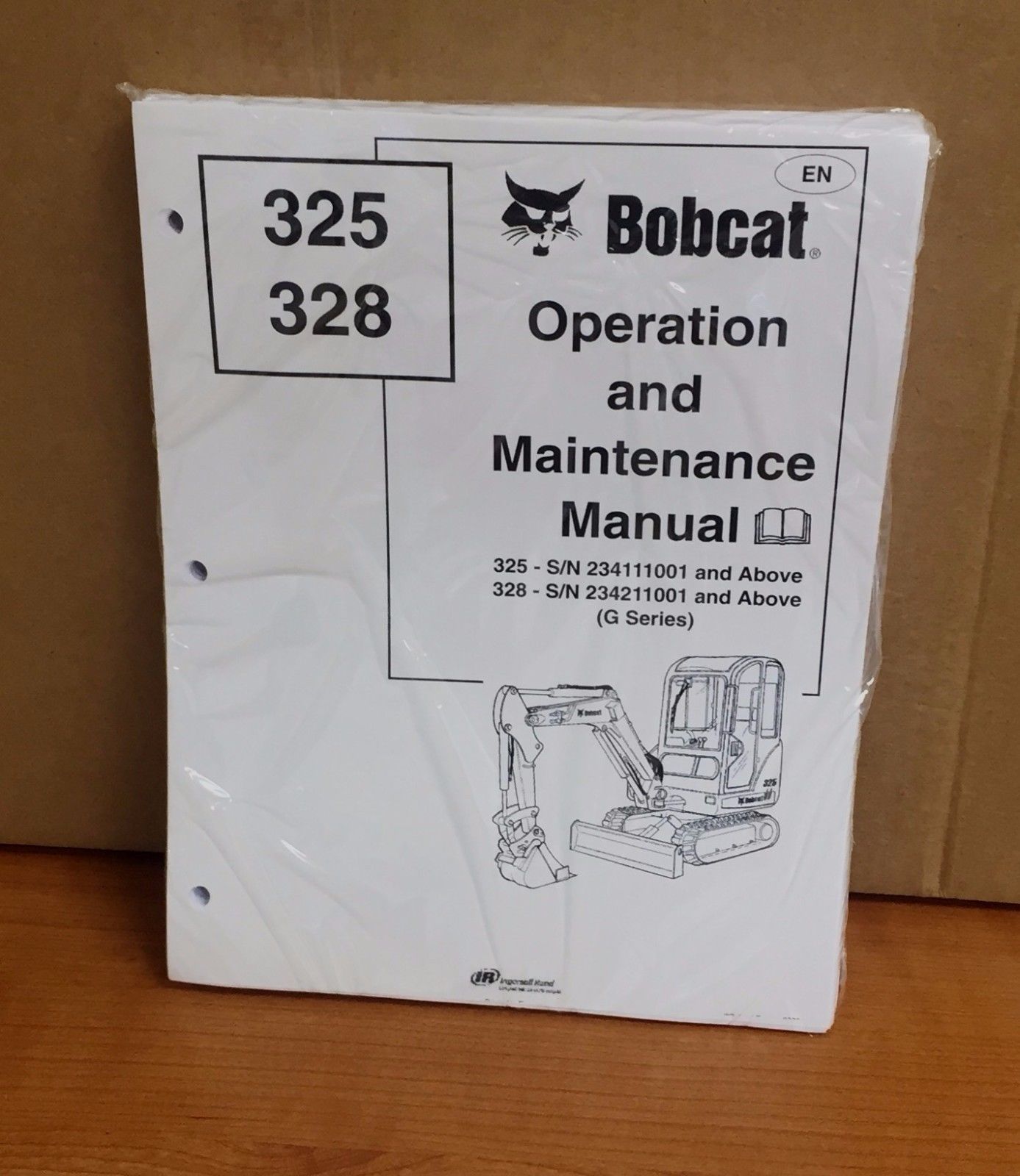Bobcat 325 328 G Operation &amp; Maintenance Manual 6902610 FREE PRIORITY SH... - $22.08
