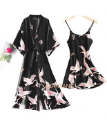 2PC Pyjama V-Neck Pajamas Silky Sleepwear - $20.95+