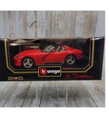 Burago 1:18 Metal Diecast Dodge Viper Dodge Car Diamonds Edition - $591.68 MXN
