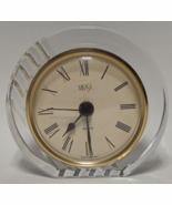 Medium Mikasa Austria Crystal Mantel Desk Shelf CLOCK w/Germany Quartz M... - $716.07 MXN