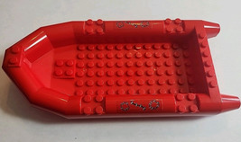 Floating Lego Red Boat, Hull, Rubber Raft, Large 62812 - City, Town, Police - $7.92