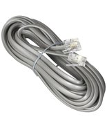 1st Choice Telephone Line Cord Heavy Duty Silver Satin 4 Conductor 14-ft - $8.60 CAD