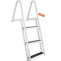 Dock Ladder, Removable 3 Steps, 350 lbs Load Capacity, Aluminum Alloy Pontoo... - £110.24 GBP