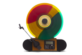 Fuse Vert Vertical Record Player with Bluetooth, AM/FM, and Standard Cartridge - $189.99