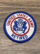 United States Army Retired Patch Miltary Militaria KG JD - $7.91