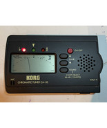 Korg Chromatic Guitar Bass Tuner CA-30 Black. Tested. 4x2.5”.  Vietnam. - £12.36 GBP