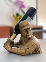 Baseball Player Wine Bottle Holder-Golden Color - £11.30 GBP