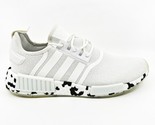 Adidas Originals NMD R1 White Black Camo Mens Sneakers GZ4307 - $84.95
