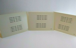 Gottlieb Pinball Score Cards (3) NOS Original A-8936 A-8907 A-8908 Late 1960&#39;s - £14.18 GBP