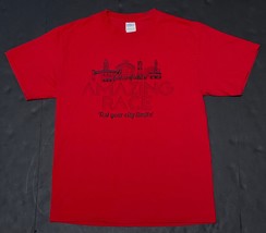Bakersfield Amazing Race Red Medium Tee Shirt California 957A - £15.16 GBP