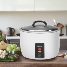 Commercial Rice Cooker Large 60-Cup Non-stick Stainless Steel Warmer Res... - £150.59 GBP
