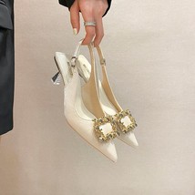 Spring Women Bridal Shoes Wedding Shoe 616-3 beige 6cm 36(22.5- 23.0 cm) - $39.99