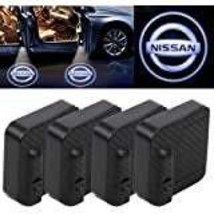 4x Nissan Logo Wireless Car Door Welcome Laser Projector Shadow LED Light Emblem - £30.67 GBP