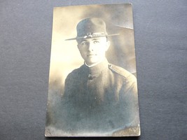 Young Soldier- 1915 -Real Photo Postcard (RPPC)-Artura (1910-1924). - £10.35 GBP