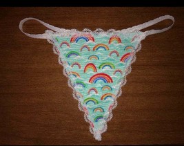 New Womens RAINBOWS Gstring Thong Lingerie Panties Underwear - £14.90 GBP