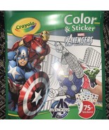 Crayola Marvel Avengers Initiative 2014 48 Pages NEW Hallmark Color &amp; St... - $279.97 MXN