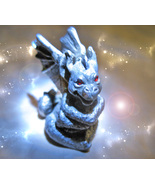 HEAVY PEWTER BABY DRAGON WEALTH OPEN BLOCKS PROTECT 200+ HIGHER MAGICK - $494.85 MXN