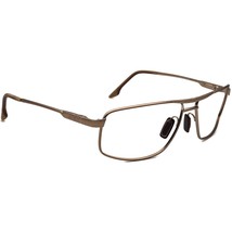 Maui Jim Men&#39;s Sunglasses Frame Only MJ-207-20 Brown Pilot Metal Italy 62 mm - £117.15 GBP