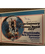 SEAN CONNERY autographed SIGNED James Bond MOVIE POSTER  “diamonds” - $2,461.85 CAD