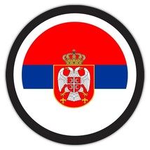 Serbia : Gift Coaster Flag Never Underestimate The Power Serbian Expat Country - £3.95 GBP