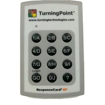 Turning Technologies Response Card Clicker Remote RCRF-01 Tested Works - £9.57 GBP