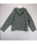 Baja Joe Men&#39;s XXL Pullover Hoodie Zig Zag Stripes, Made Mexico Hippie R... - $49.23 CAD