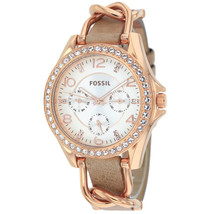 Fossil Women&#39;s Riley Silver Dial Watch - ES3466 - £76.38 GBP