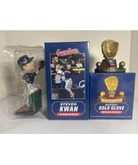 Lot Of 2- Steven Kwan Cleveland Guardians Bobblehead &amp; Gold Glove Award ... - $74.24