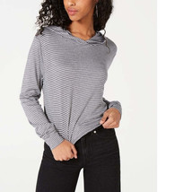 Gypsies &amp; Moondust Juniors Cropped Gingham Hoodie, Size Medium - $15.84