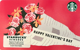 Starbucks 2023 Happy Valentine&#39;s Day Recyclable Gift Card New No Value - $1.99