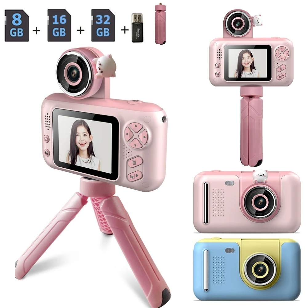 Cute Children Kids Camera Educational Toys Video Recorder Camera 2.4 Inch Ips HD - £8.16 GBP+