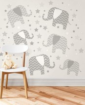WallPops Elephants - a Ton of Love Wall Art Kit 78 Pieces - £13.45 GBP