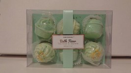 Brand New In Box 6pc PURE PASSION Tea Rose &amp; Jasmine Bath Fizzers Bombs ... - £6.26 GBP