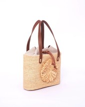 Handmade Raffia Shoulder and Handbag - Eco-Friendly and Durable - Sustai... - £54.72 GBP