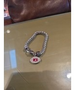 Alabama Crimson Tide Football Rhinestone Bling Charm Bracelet - $368.76 MXN