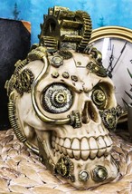 Mad Max Geared Mohawk Steampunk Cyborg Clockwork And Pipes Punk Skull Fi... - $487.85 MXN