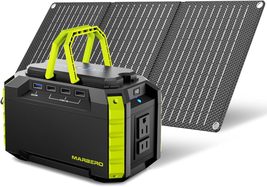 MARBERO Solar Generator 150W Peak Portable Power Station w/ Solar Panel Option C - £128.12 GBP+