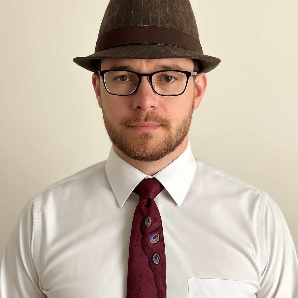 Granule by Concept 1 Brown Pinstripe Fedora Hat – Wool Blend Classic Style Y2K Item image 6