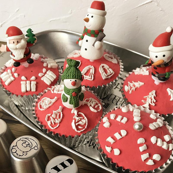 Russian Icing Piping Tips Christmas Design Nozzles - $15.97