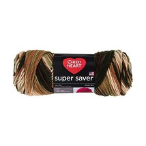 Coats Yarn Red Heart Super Saver Yarn-Woodsy,  Other,  Multicoloured  - $29.00