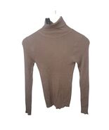 Ambiance Apparel Ribbed Knit Turtleneck NWT Top Women&#39;s Small S Pullover... - $10.99