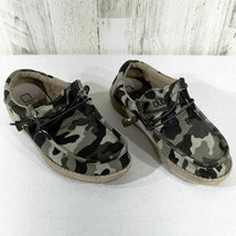 Hey Dudes Mens Wally Shoes Size 8 Camouflage Canvas Slip On Casual Light... - $23.74